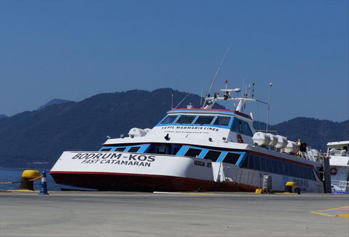 2 yıldan sonra Kos-Bodrum feribot seferleri yeniden başladı