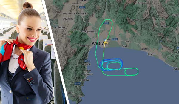 Corendon Airlines sekiz saatlik gecikmeyle Moskova – Zhukovsky havaalanından Antalya’ya uçtu